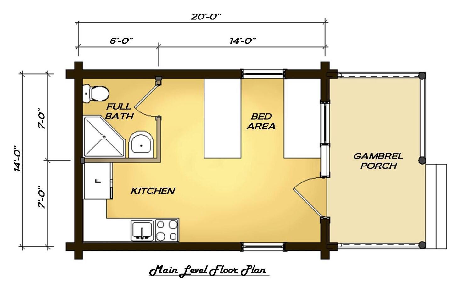 Floorplan 1 image of Carls Cabin