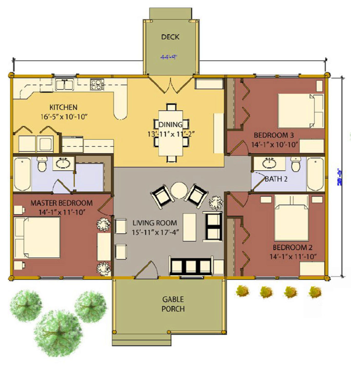 Floorplan 1 image of Williamsburg